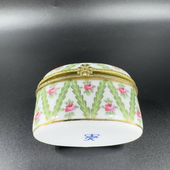 Vintage Rudolf Kammer Porcelain Trinket Dish Jewelry Holder Made in Germany VTG - Picture 6 of 11